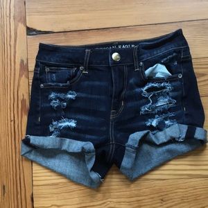 American eagle high rise shortie shorts. Size 4.